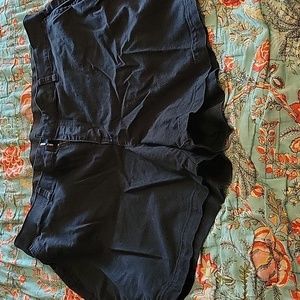 Lane Bryant Women's Black Twill Shorts Size 20 5 inch inseam